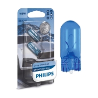 PHILIPS WhiteVision Ultra W5W 12V 5W W2.1x9.5d, набор 2шт 12961WVUB2
